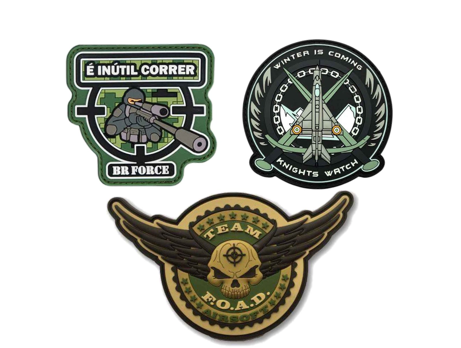 Custom paintball Pvc patches