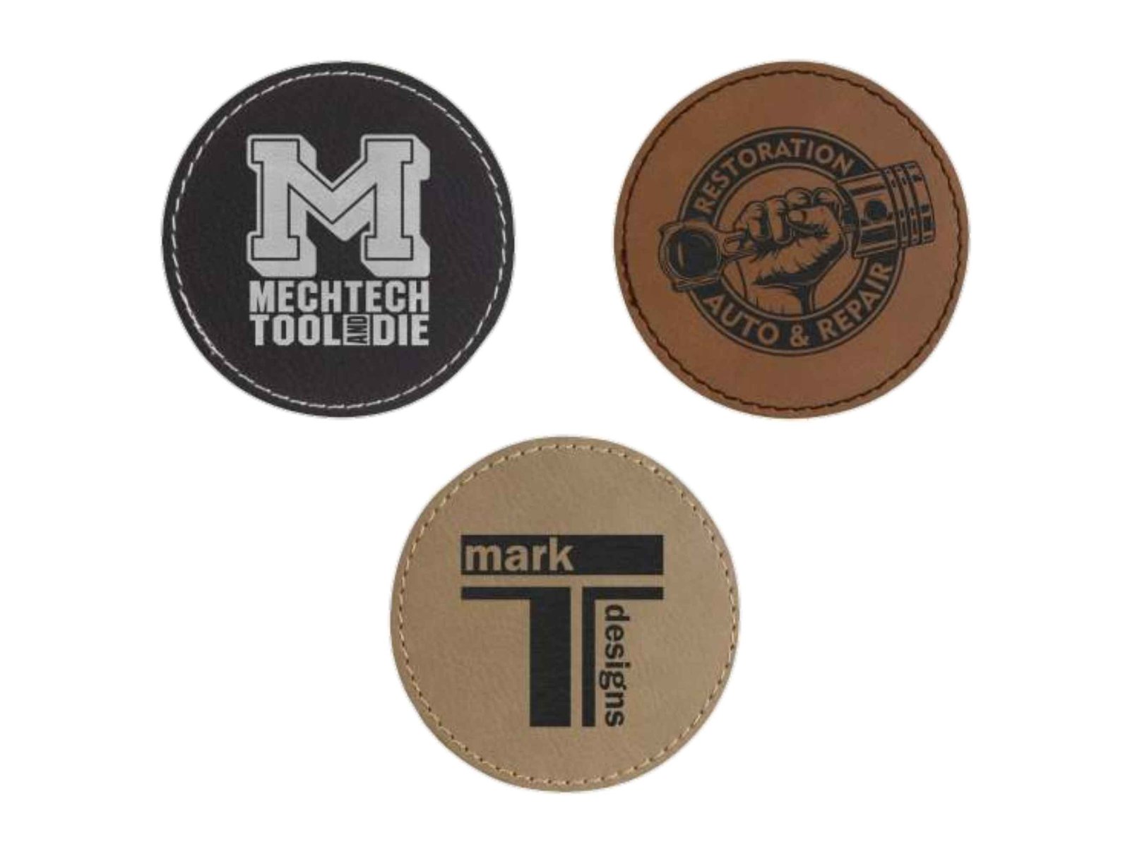 Paintball leather patches