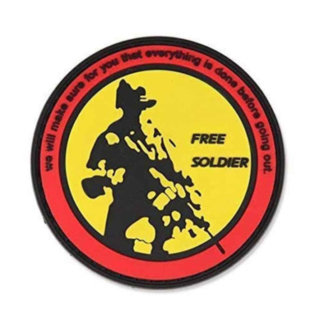 Paintball warrior patches